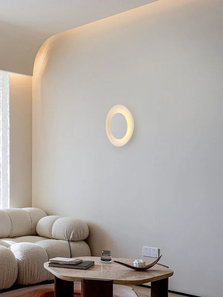 applique murale en plâtre design led moderne minimaliste créative - vue 3 sur 8