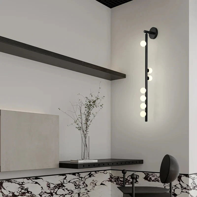 applique murale en verre et métal design moderne pour intérieur élégant - vue 4 sur 10