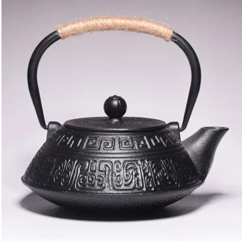 Théière japonaise fonte émaillée avec infuseur filtre maille