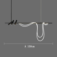 lustre led moderne design lampes suspendues décor éclairage