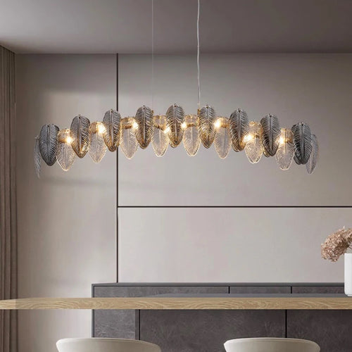Lustre design arrondi à LED luxe