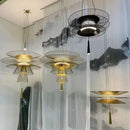 lustre design moderne led minimaliste pour bar alimentaire