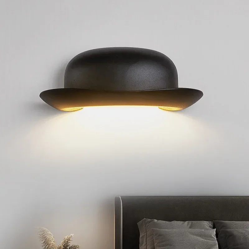 Applique murale LED étanches avec chapeau - vue 2 sur 8