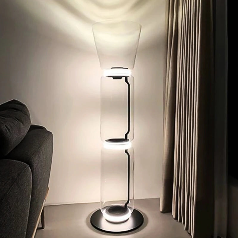 Lampe Design italien en verre Nordique LED - vue 6 sur 19