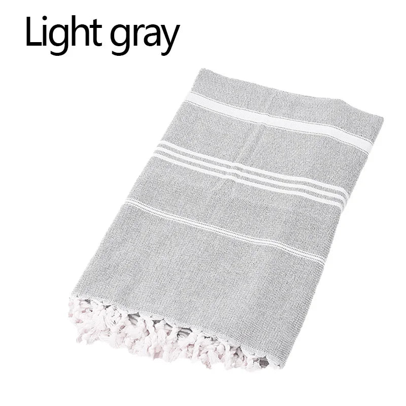 serviette de plage extra large coton sechage rapide