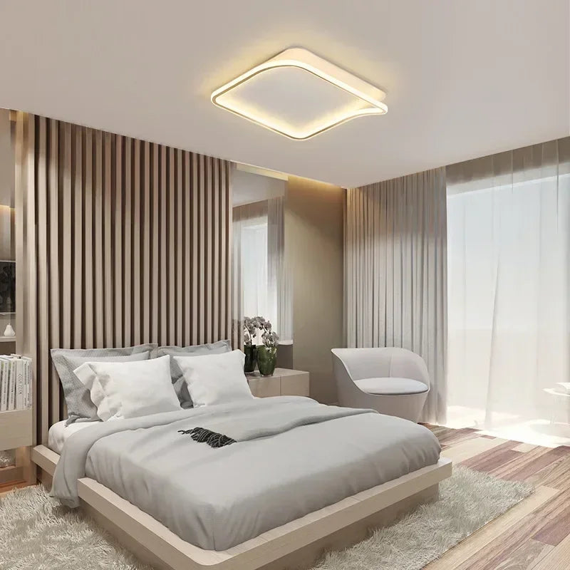 plafonnier moderne à leds pour décoration intérieure élégante et lumineuse - vue 4 sur 12