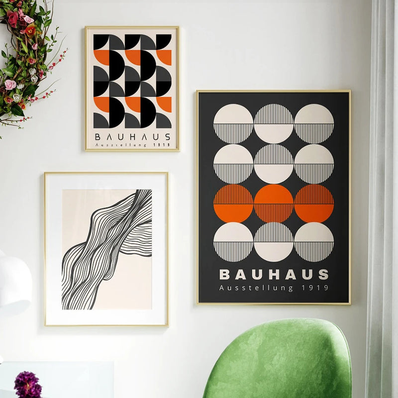 affiches art mural géométriques abstraites pour décoration moderne