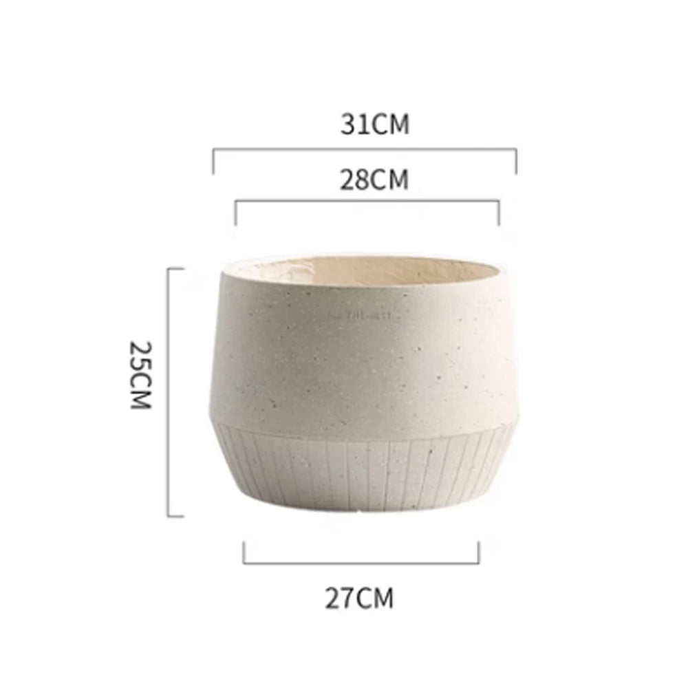 moule en silicone moderne pour pot de fleurs en béton léger et luxueux - vue 13 sur 22