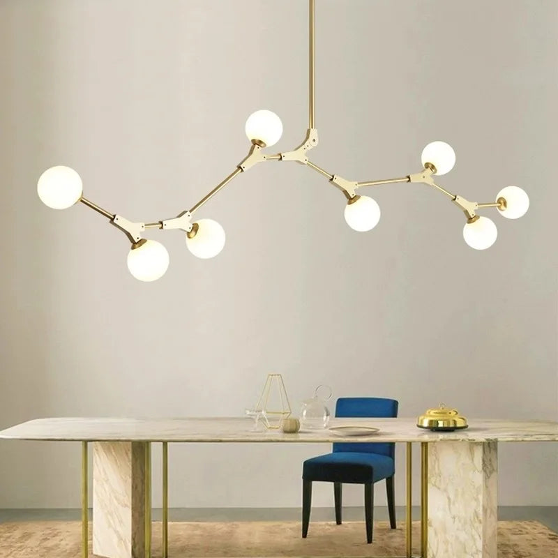 suspension moderne éclairage intérieur design minimaliste dimmable décoratif
