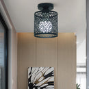 lustre suspendu en métal style rétro edison moderne