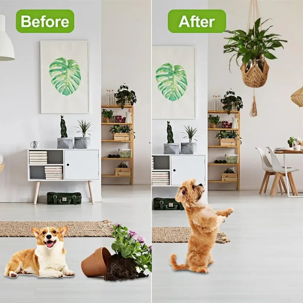 panier suspendu en macramé pour plantes décoratives - vue 6 sur 7