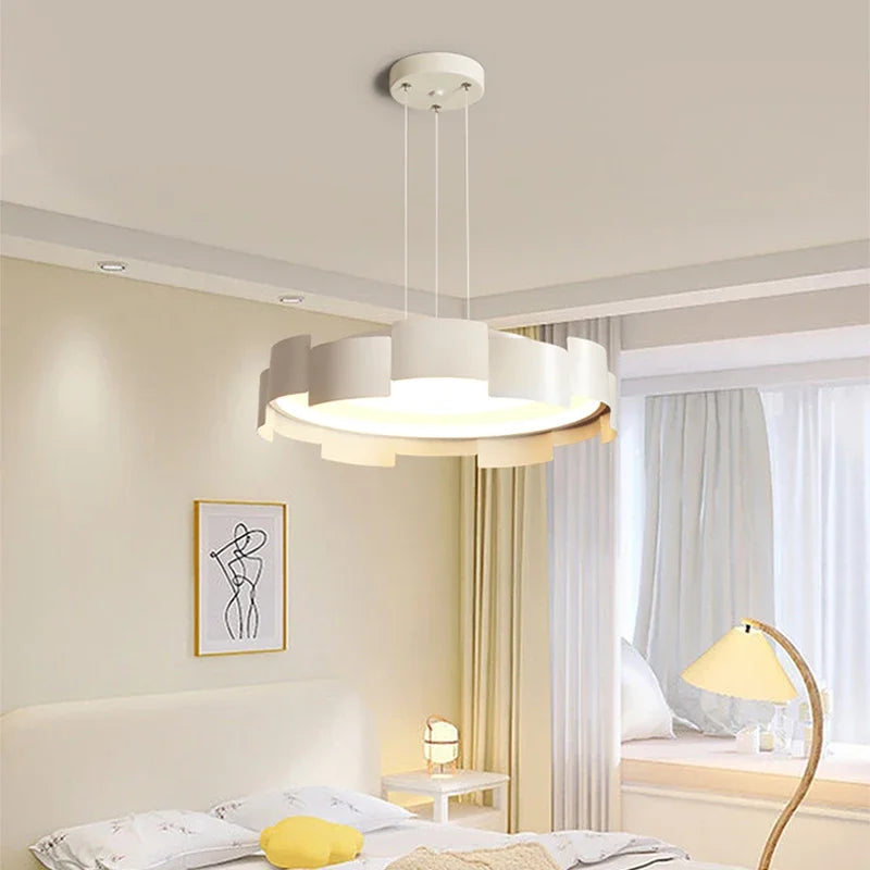 lustre moderne à leds pour décoration intérieure - vue 5 sur 10