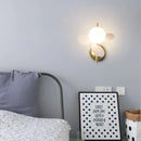 applique murale nordique macaron en fer décorative led pour enfant