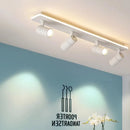 Plafonnier LED noir moderne projecteur