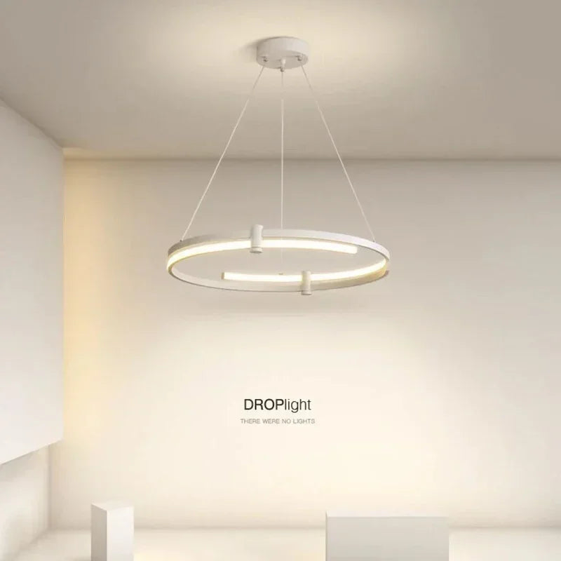 Plafonnier LED suspendu au design moderne - vue 8 sur 10