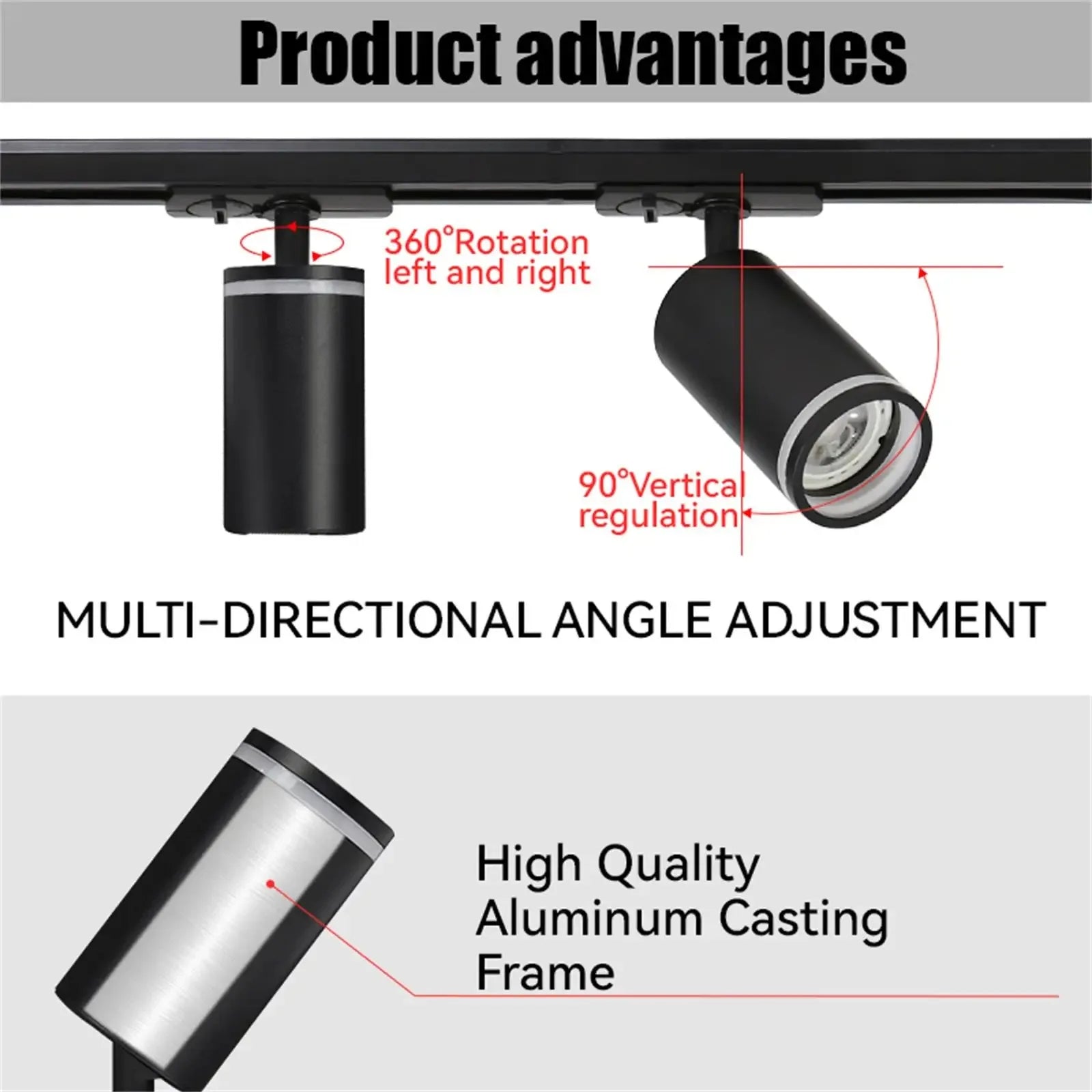 spot led décoratif pour rail de magasin intérieur - vue 11 sur 19