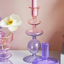 bougeoirs en verre pour décoration de mariage et cadeau Noël