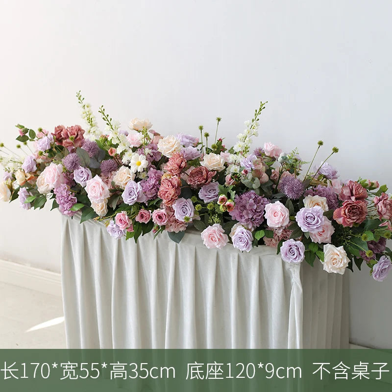 arrangement de fleurs artificielles pour décoration de mariage et événements