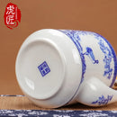 théière céramique jingdezhen grande capacité style chinois anse