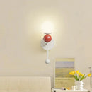 Applique murale LED en bois au design nordique moderne