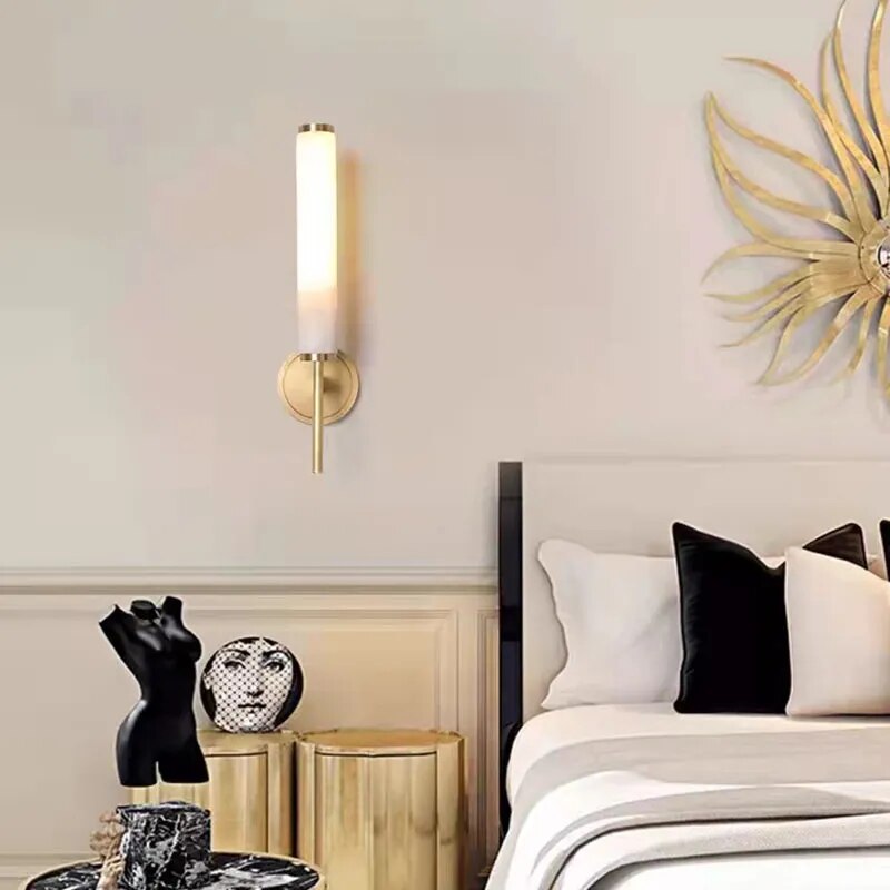 Applique murale LED en marbre naturel - vue 5 sur 7