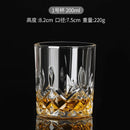 Verres cristal taillés pour whisky bière vin élégants