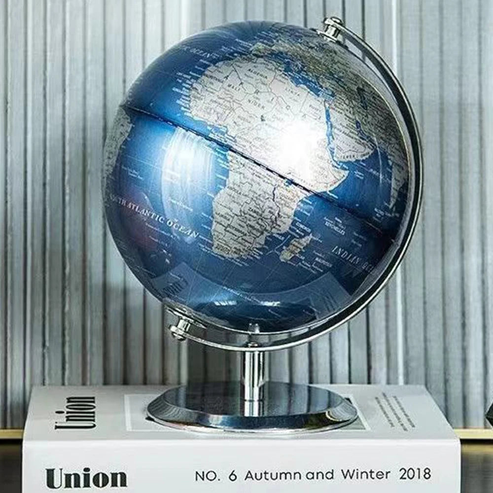 globe rotatif créatif en style européen décoration artisanale - vue 2 sur 8