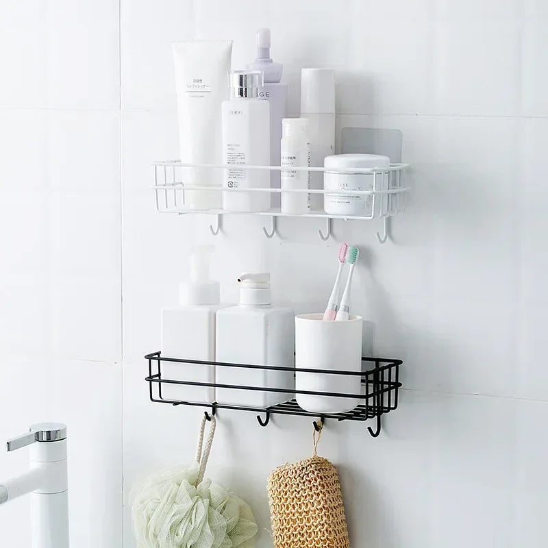 etagère en fer forgé style japonais support de rangement mural - vue 5 sur 19