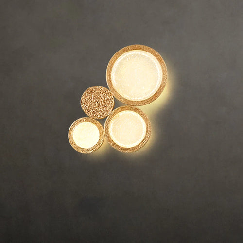 applique murale led miroir magique en cuivre décoration externe