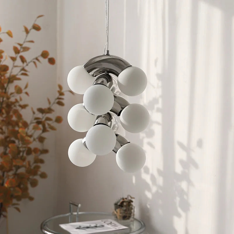 lustre moderne et créatif en forme de raisin style nordique vintage