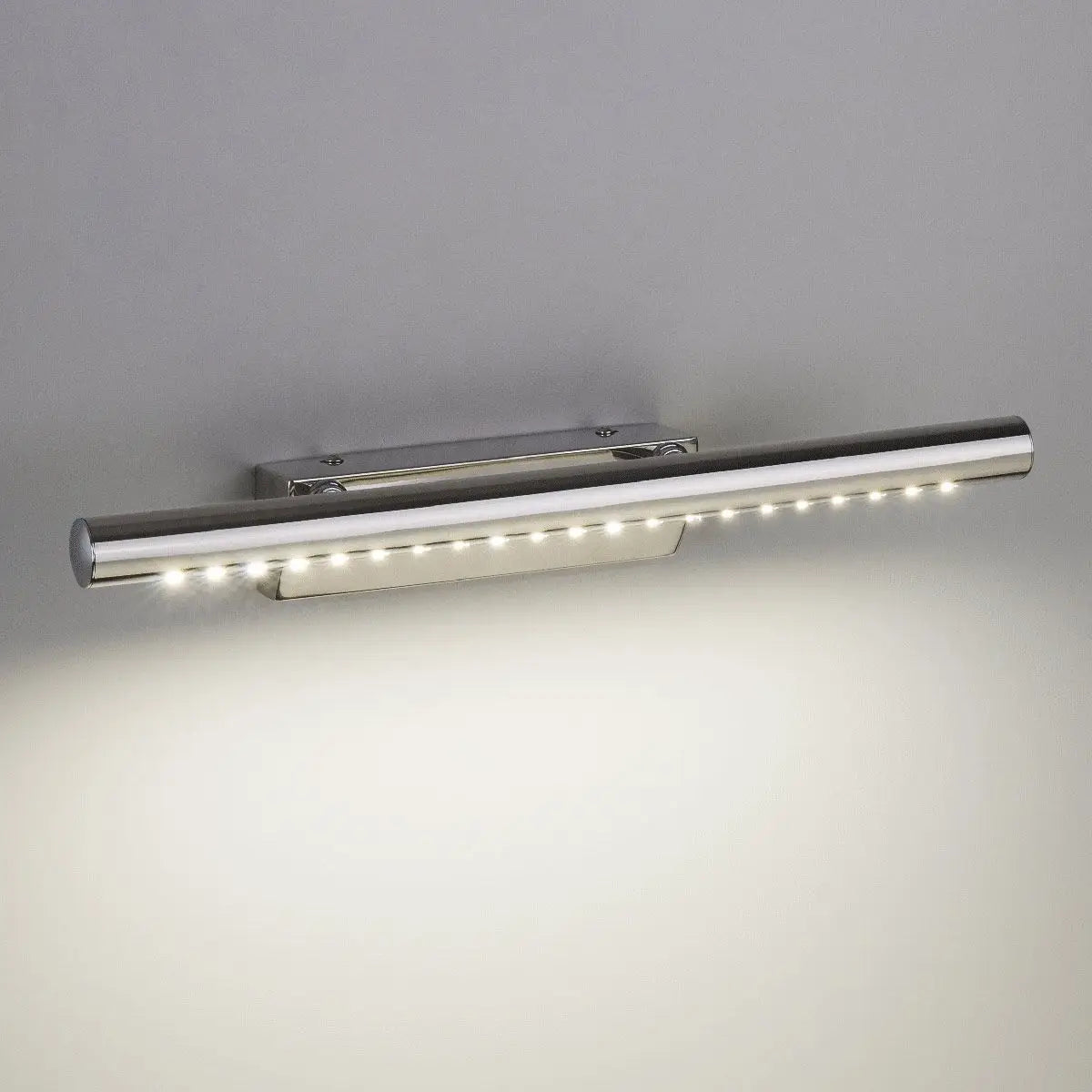 Applique murale LED chromée pour miroir