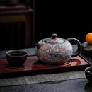 Théière xishi artisanale céramique style rétro chinois coffret