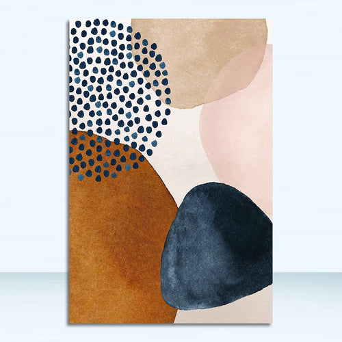 affiche murale abstraite géométrique peinture nordique décoration intérieure