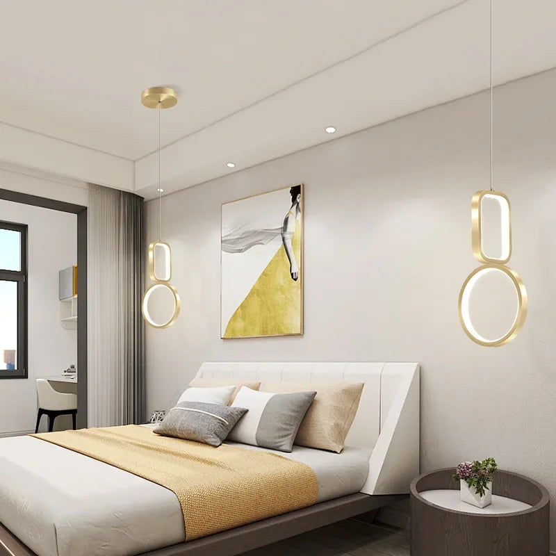 suspension moderne à led pour décoration intérieure élégante - vue 7 sur 10