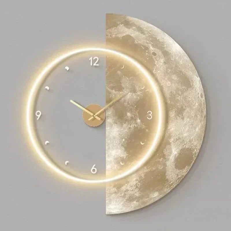 horloge murale à led design moderne pour décoration intérieure - vue 10 sur 10