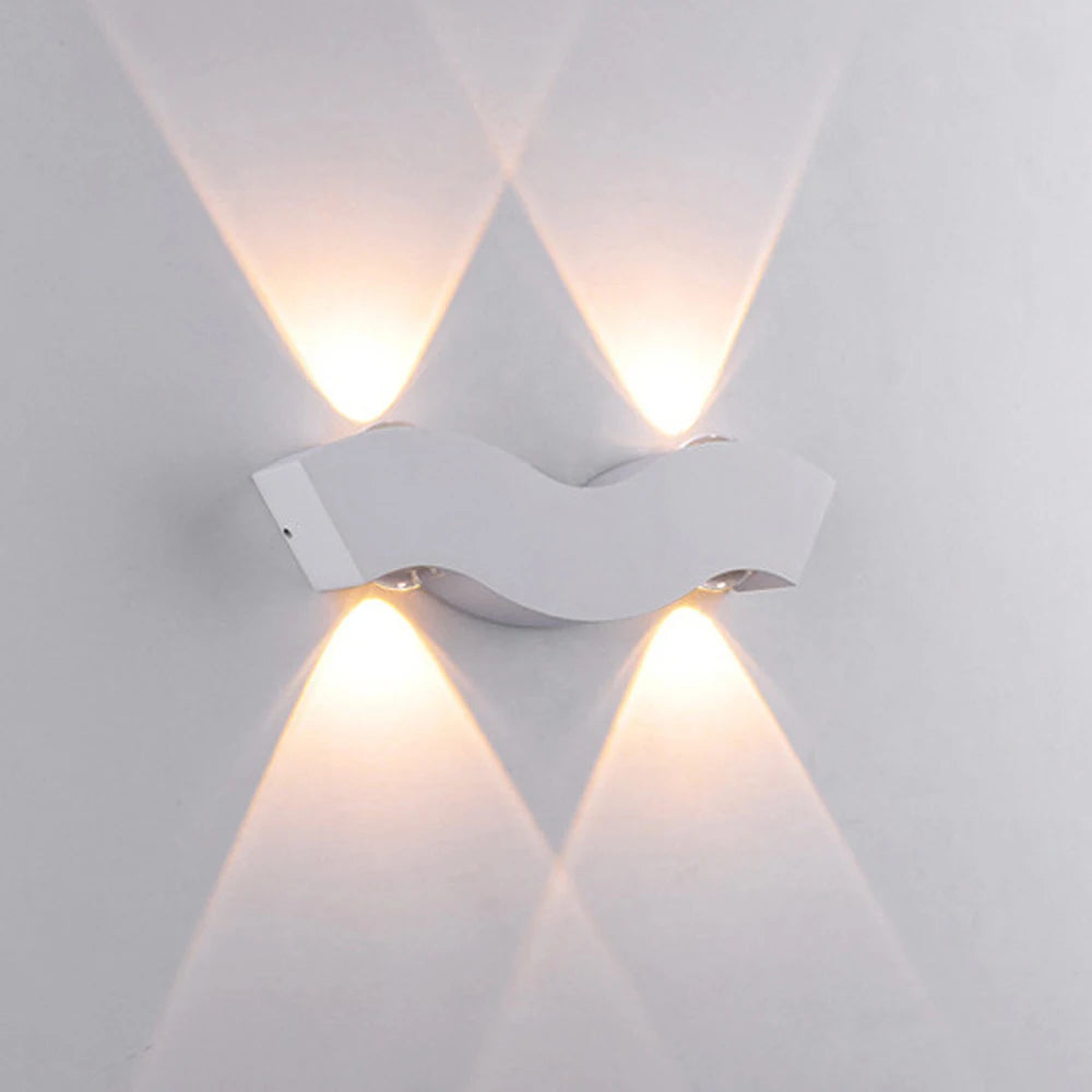 Applique murale LED nordique en aluminium - vue 7 sur 8