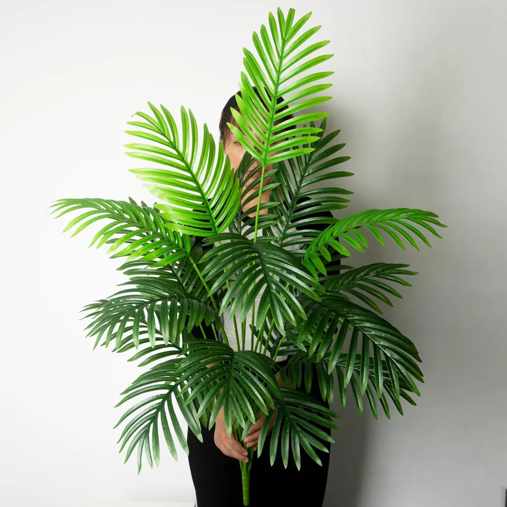 grand palmier artificiel tropical pour décoration intérieure et extérieure - vue 3 sur 9