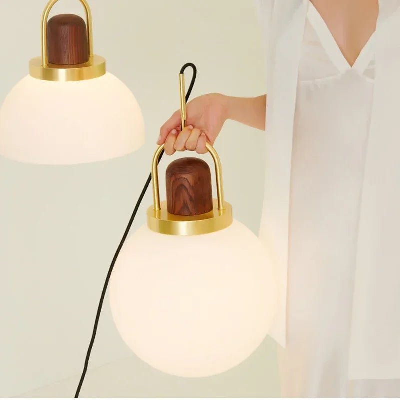 suspension en bois et verre pour décoration moderne - vue 11 sur 10