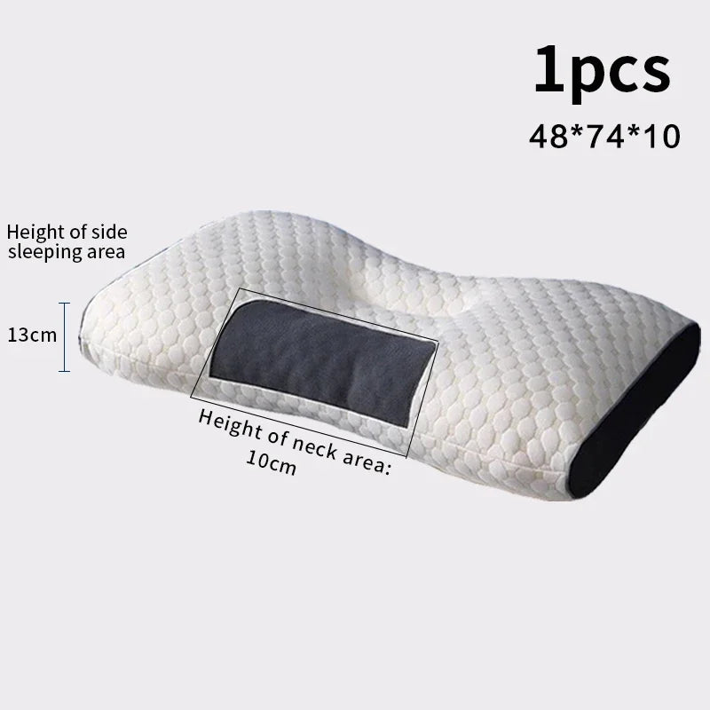 oreiller cervical orthopédique en fibre de soja pour un sommeil réparateur