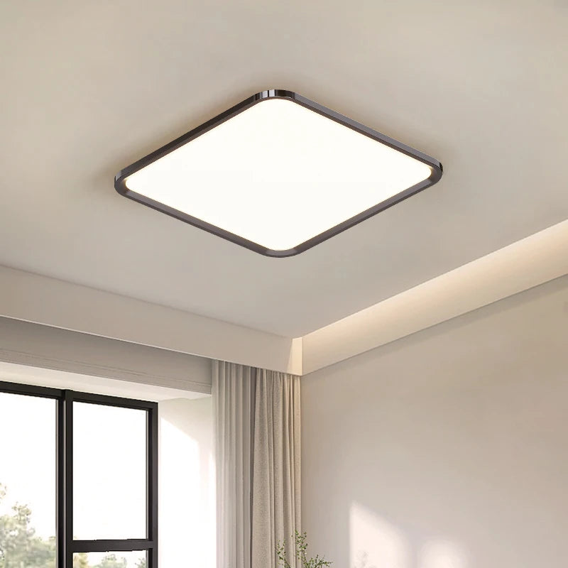 Plafonnier ultramince LED moderne lumières pour salon salle à manger chambre appartements couloir allée projecteur lampes d'éclairage intérieur - vue 6 sur 25