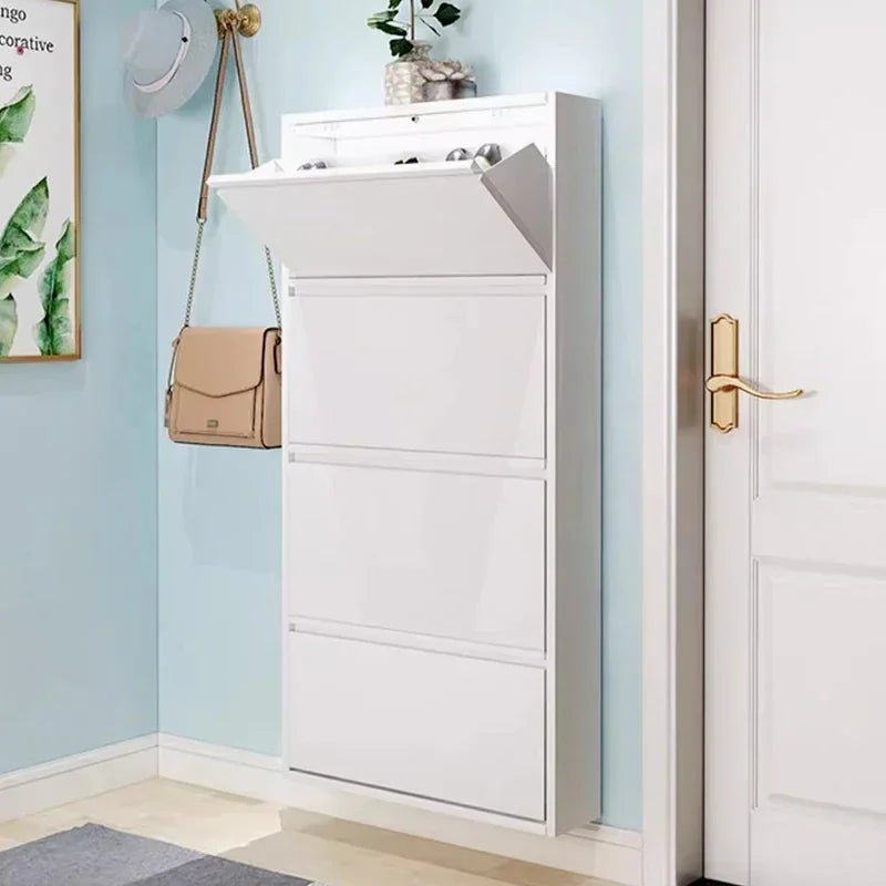étagère à chaussures moderne en bois pour rangement intérieur élégant - vue 2 sur 53