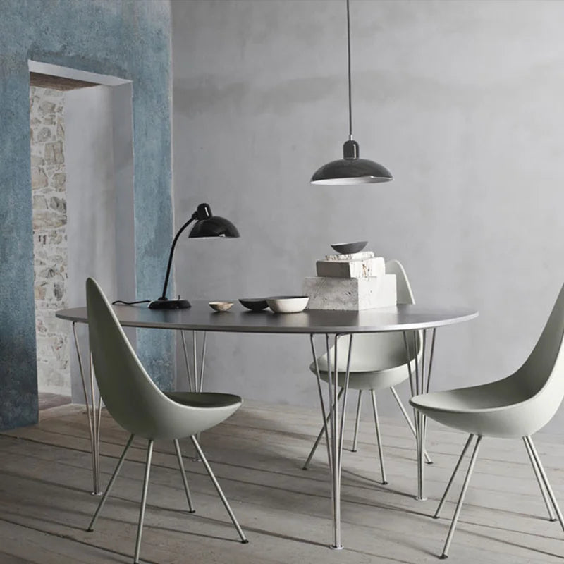 lustre moderne minimaliste restaurant kaiser style industriel led - vue 4 sur 9
