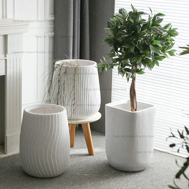 pots de fleurs nordiques design moderne pour jardin et cour - vue 4 sur 11