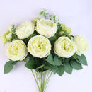 bouquet de roses artificielles en soie pour décoration intérieure