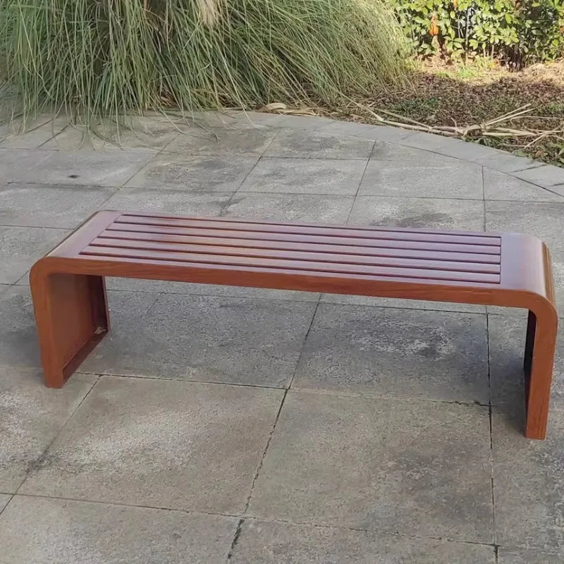 parc extérieur avec banc pour espaces publics et loisirs - vue 7 sur 7