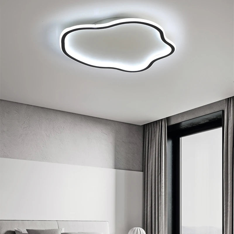 Plafond moderne à LEDs lampes lustre modélisation créative plafonnier salon chambre simple rond décor à la maison éclairage intérieur - vue 5 sur 13