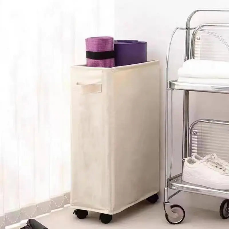 panier à linge pliable avec couvercle pour rangement pratique - vue 5 sur 8