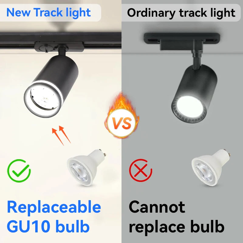 spot led décoratif pour rail de magasin intérieur - vue 3 sur 19