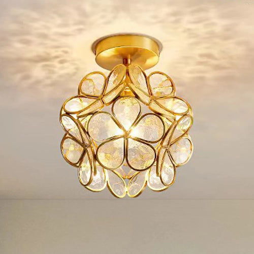 plafonnier moderne en cristal led pour décoration luminaire