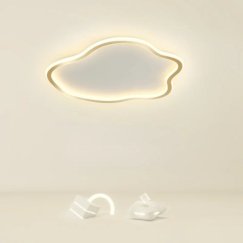 plafonnier led ultramince créatif en forme de nuage